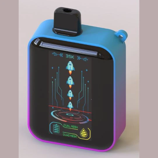 35000 pufli LED displeyli bir martali ishlatiladigan vape